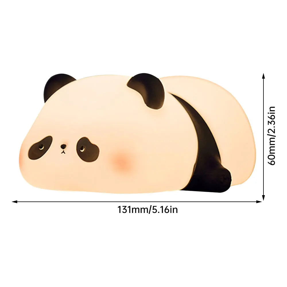 Lampara de silicona oso panda