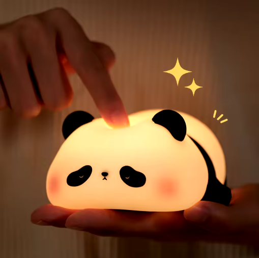 Lampara de silicona oso panda